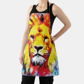 ザライオン顔 エプロン (インサイチュ)