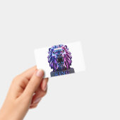 ザライオン顔 バッジ (手持ち)