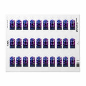 ザライオン顔 ラベル (フルシート)