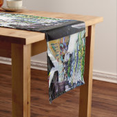 ザライターサイドオブラベンダー通り（シンガポール） ショートテーブルランナー (インサイチュ)