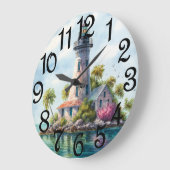 ザライトハウス ラージ壁時計 (傾斜)