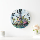 ザライトハウス ラージ壁時計 (ホーム)