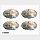 ザライトハウス 楕円形シール (シート)