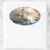 ザライトハウス 楕円形シール (バッグ)