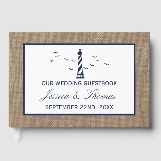 ザライトハ航海のウスバーラップズ結婚コレクション ゲストブック (正面)