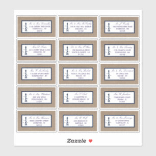 ザライトハ航海のウスバーラップズ結婚コレクション シール