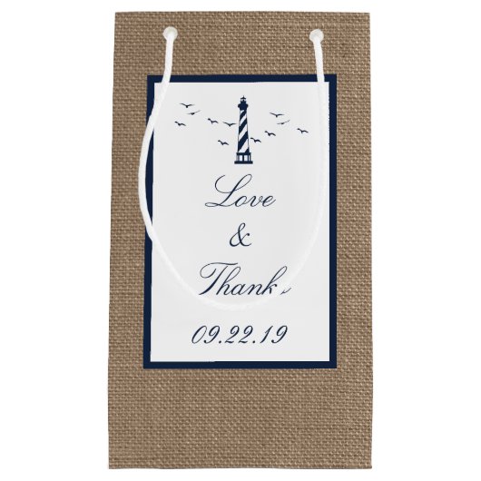 ザライトハ航海のウスバーラップズ結婚コレクション スモールペーパーバッグ (正面)