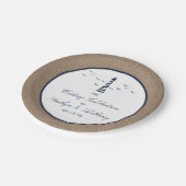 ザライトハ航海のウスバーラップズ結婚コレクション ペーパープレート (アングル)