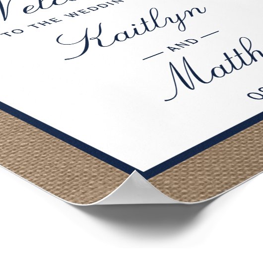 ザライトハ航海のウスバーラップズ結婚コレクション ポスター (角)