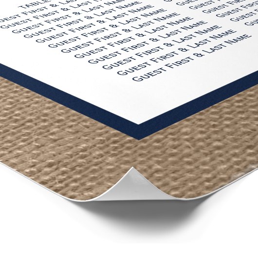 ザライトハ航海のウスバーラップズ結婚コレクション ポスター (角)