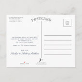 ザライトハ航海のウスバーラップズ結婚コレクション 案内ポストカード (裏面)