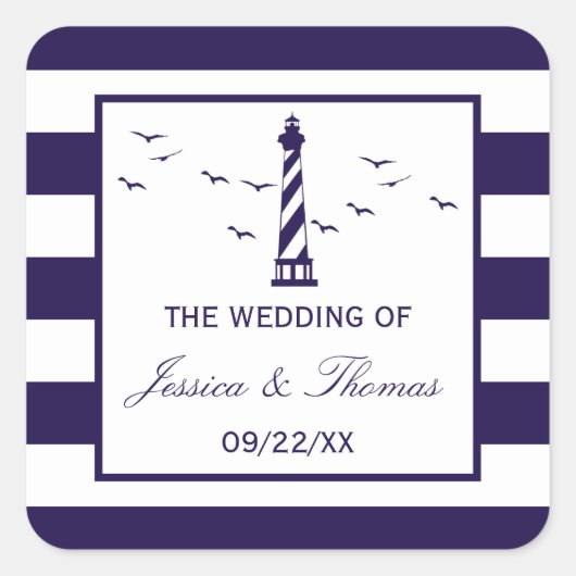ザライトハ航海のウス結婚コレクション スクエアシール (正面)