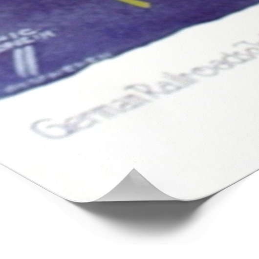 ザライン |ドイツヴィンテージ旅行ポスター ポスター (角)