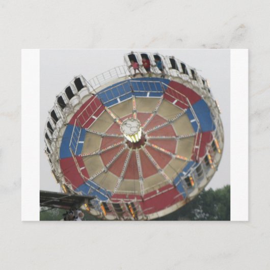 ザラウンドアップアミューズメントパークライド ポストカード (正面)
