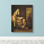 ザラウンドレス キャンバスプリント (インサイチュ (ウッドフロア))