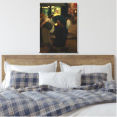 ザラウンドレス、1899年Theophile Steinlen キャンバスプリント (インサイチュ (寝室))