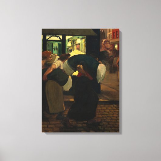 ザラウンドレス、1899年Theophile Steinlen キャンバスプリント (正面)