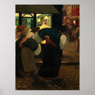 ザラウンドレス、1899年Theophile Steinlen ポスター