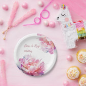 ザラグジュアリーオブプオーニー招待状 ペーパープレート (パーティー)