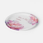 ザラグジュアリーオブプオーニー招待状 ペーパープレート (アングル)