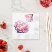 ザラグジュアリーオブ牡丹 縁ありカクテルナプキン (インサイチュ)