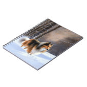 ザラザラザラ雪のクリスマス ノートブック (左側)