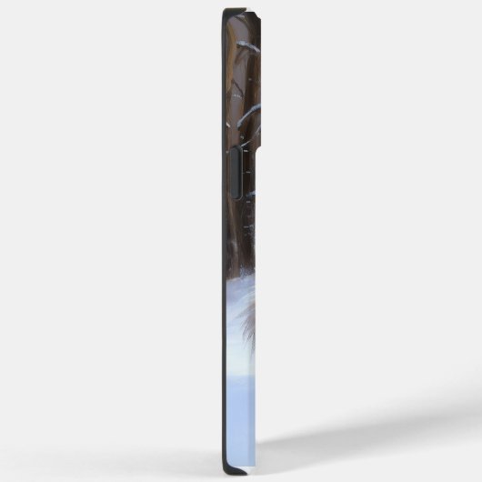 ザラザラザラ雪のクリスマス Case-Mate iPhoneケース (裏面 / 右)