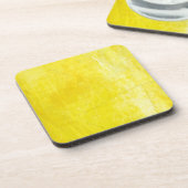 ザラザラ黄 コースター (左側)