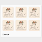 ザラストフィエスタボホデザートバチェロレッテの好意 スクエアシール (シート)