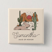 ザラストフィエスタボホデザートバチェロレッテ週末 缶バッジ (正面)