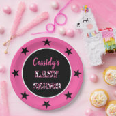 ザラストロデオディスコ女性のカーボーイバチェロレッテ ペーパープレート (パーティー)