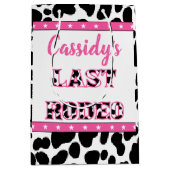 ザラストロデオディスコ女性のカーボーイバチェロレッテ ミディアムペーパーバッグ (正面)