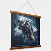 ザラスピアンダイナモールドローンAIアートby Xzendor7 吊り下げ型タペストリー (傾斜あり)