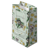 ザラッキー・グリーン・セントパトリックの日砂糖スカル スモールペーパーバッグ (正面アングル)