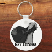 ザラックケトルベルキーチェーン キーホルダー (正面)