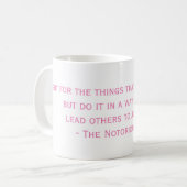 ザラッサドラーグRBG引用文マグ コーヒーマグカップ (正面左)