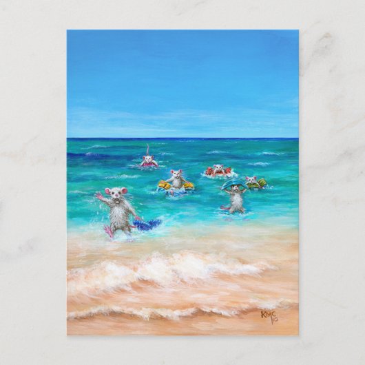 ザラットレースビーチはがき ポストカード (正面)