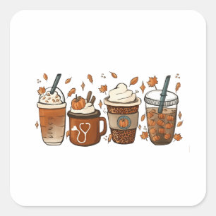 ザラテシーズンカボキンスパイスコーヒー秋 スクエアシール