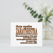 ザラトゥストラ ポストカード (スタンド正面)
