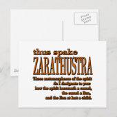 ザラトゥストラ ポストカード (正面/裏面)