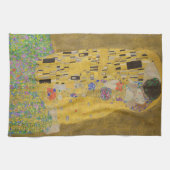 ザラバーズエンスバイキスをするグスタフクリムト キッチンタオル (横)