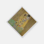 ザラバーズエンスバイキスをするグスタフクリムト スタンダードカクテルナプキン (角)