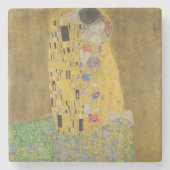 ザラバーズエンスバイキスをするグスタフクリムト ストーンコースター (正面)