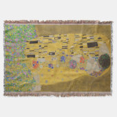ザラバーズエンスバイキスをするグスタフクリムト スローブランケット (正面)