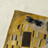 ザラバーズエンスバイキスをするグスタフクリムト ビーチタオル (インサイチュ)