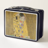 ザラバーズエンスバイキスをするグスタフクリムト メタルランチボックス (正面)