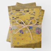 ザラバーズエンスバイキスをするグスタフクリムト ラッピングペーパーシート (インサイチュ)