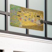 ザラバーズエンスバイキスをするグスタフクリムト 横断幕 (ビルの外側)