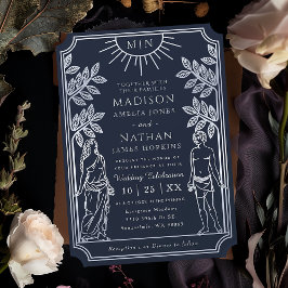 ザラバーズシルバータロットカード結婚式招待状 招待状