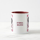 ザラバーズスケルトンカップルのバレンタインデー マグカップ (中央)